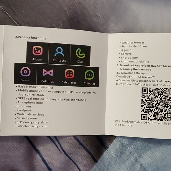 Kids smartwatch with GPS and Call Mom feature - Picture 4 of 4